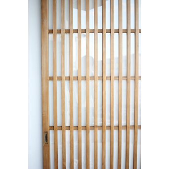 クリアガラス ハイサイズ玄関格子戸 2枚1組　L1114 