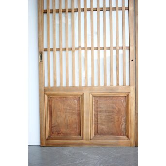 クリアガラス ハイサイズ玄関格子戸 2枚1組　L1114 