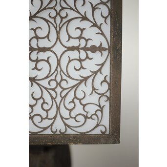 唐草紋 幾何学型 極上シャンデリア照明　A086 