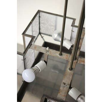 唐草紋 幾何学型 極上シャンデリア照明　A086 