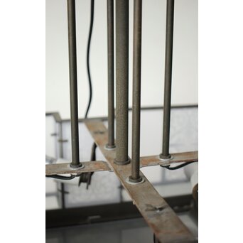 唐草紋 幾何学型 極上シャンデリア照明　A086 