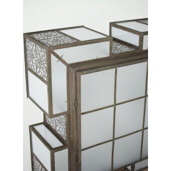 唐草紋 幾何学型 極上シャンデリア照明　A086 