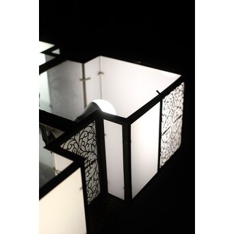 唐草紋 幾何学型 極上シャンデリア照明　A086 