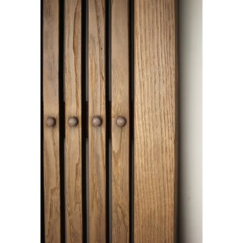 栗の格子蔵戸　W132 