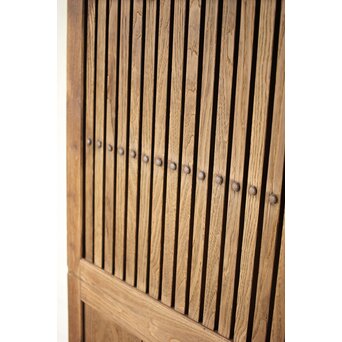 栗の格子蔵戸　W132 