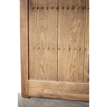 栗の格子蔵戸　W132 