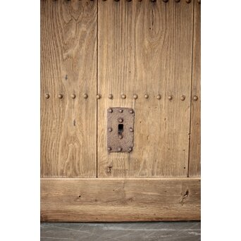 栗の格子蔵戸　W132 