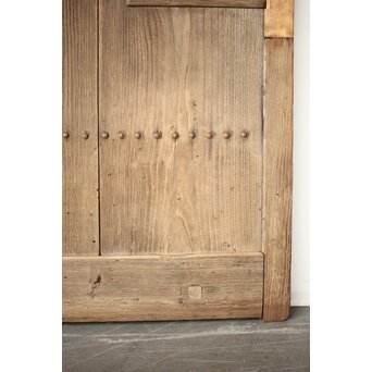 栗の格子蔵戸　W132 