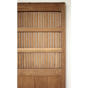 栗の格子蔵戸　W132 