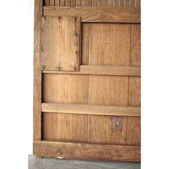 栗の格子蔵戸　W132 