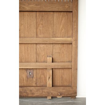 栗の格子蔵戸　W132 