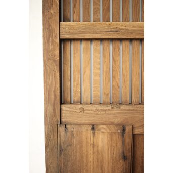 栗の格子蔵戸　W132 