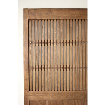 栗の格子蔵戸　W132 