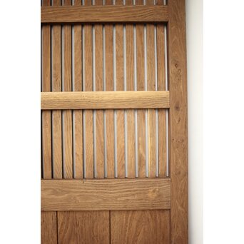 栗の格子蔵戸　W132 