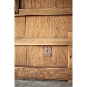 栗の格子蔵戸　W132 