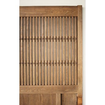 栗の格子蔵戸　W132 