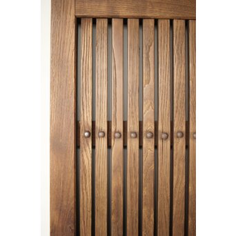 栗の格子蔵戸　W132 