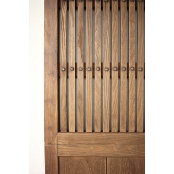 栗の格子蔵戸　W132 