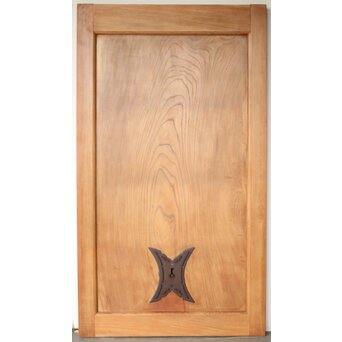 太框 欅一枚板蔵戸　W133