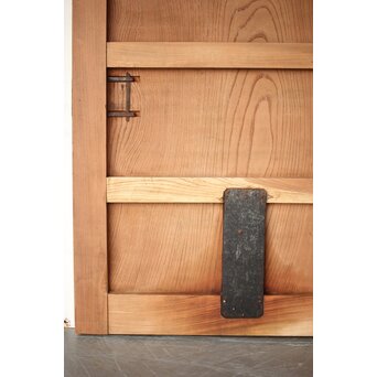 太框 欅一枚板蔵戸　W133 