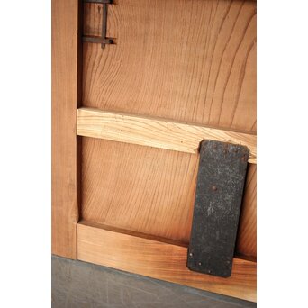 太框 欅一枚板蔵戸　W133 