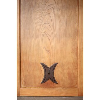 太框 欅一枚板蔵戸　W133 