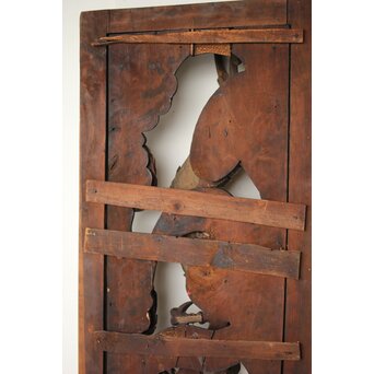 寺院彫刻金彩木彫欄間 龍　R0372 