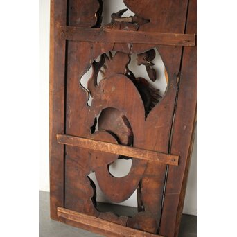 寺院彫刻金彩木彫欄間 龍　R0372 