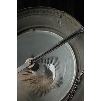 大きな切子半球照明　A087 