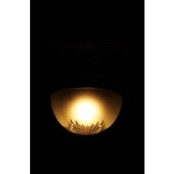 大きな切子半球照明　A087 