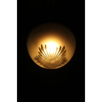 大きな切子半球照明　A087 