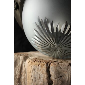 大きな切子半球照明　A087 