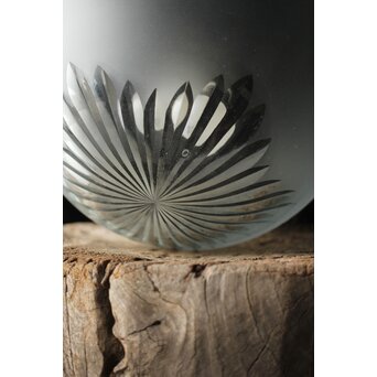 大きな切子半球照明　A087 