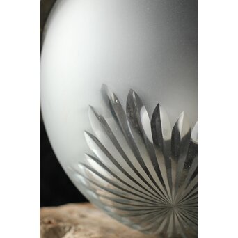 大きな切子半球照明　A087 