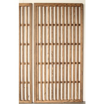 栗の太格子戸 2枚1組　L1115 