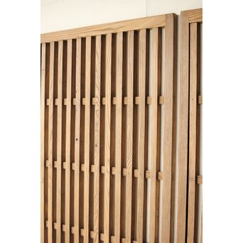 栗の太格子戸 2枚1組　L1115 