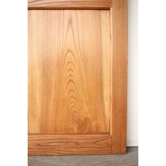 総欅 釘無格子蔵戸　W0135Y 