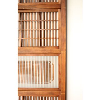 障子枠付 格子戸　L1116 