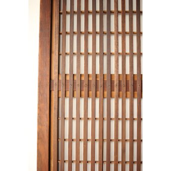 障子枠付 格子戸　L1116 