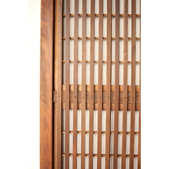 障子枠付 格子戸　L1116 