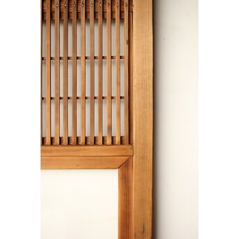 障子枠付 格子戸 2枚1組　L1117 