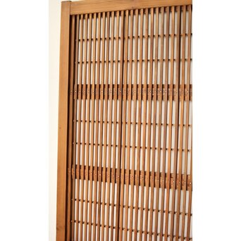 障子枠付 格子戸 2枚1組　L1117 