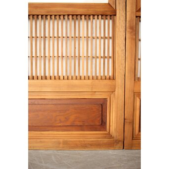 障子枠付 格子戸 2枚1組　L1117 