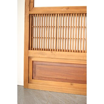 障子枠付 格子戸 2枚1組　L1117 