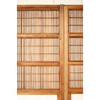 障子枠付 格子戸 2枚1組　L1117 