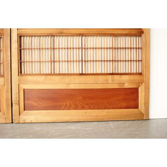 障子枠付 格子戸 2枚1組　L1117 