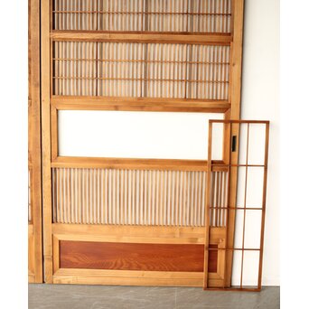 障子枠付 格子戸 2枚1組　L1117 