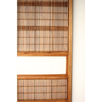 障子枠付 格子戸 2枚1組　L1117 