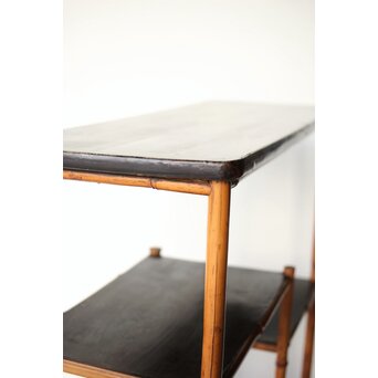 支那竹 網代細工飾棚/違棚　U340 