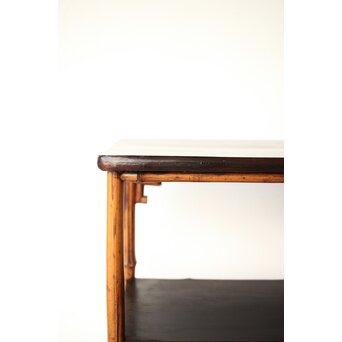 支那竹 網代細工飾棚/違棚　U340 